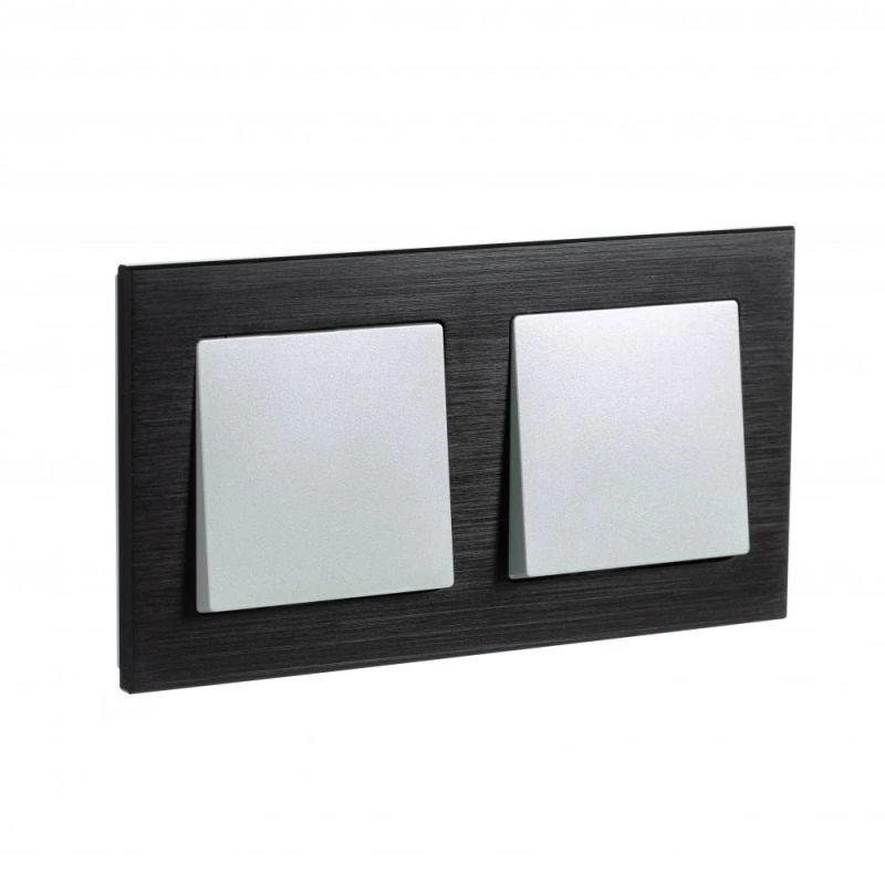 ATN312302 Systeme Electric | Рамка 2-м AtlasDesign Nature метал. оникс SE 