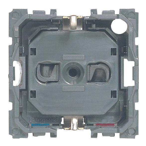 067153 Legrand | Розетка 1-м СП 2мод. Celiane 16А IP20 2P+E защ. шторки немецк. стандарт безвинт. клеммы механизм черн. Leg 