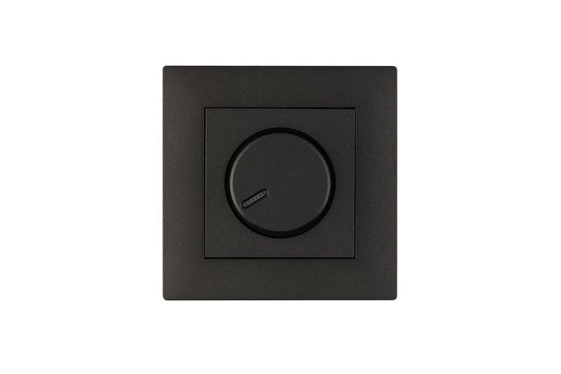 88050022 Makel | Розетка 1-м Karea RIZZ STAR без заземл. дым. металлик  