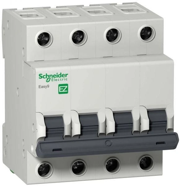 EZ9F34406 Schneider Electric | Выключатель автоматический модульный 4п C 6А 4.5кА EASY9 =S= SchE 