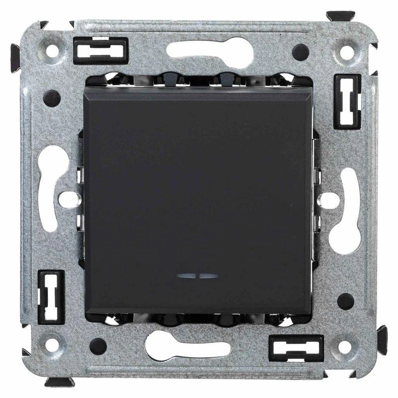 4412123 DKC | Инвертор 1-кл. СП Avanti "Черный матовый"  