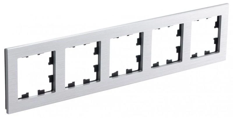 ATN312105 Systeme Electric | Рамка 5-м AtlasDesign Nature металл серебр. SE 