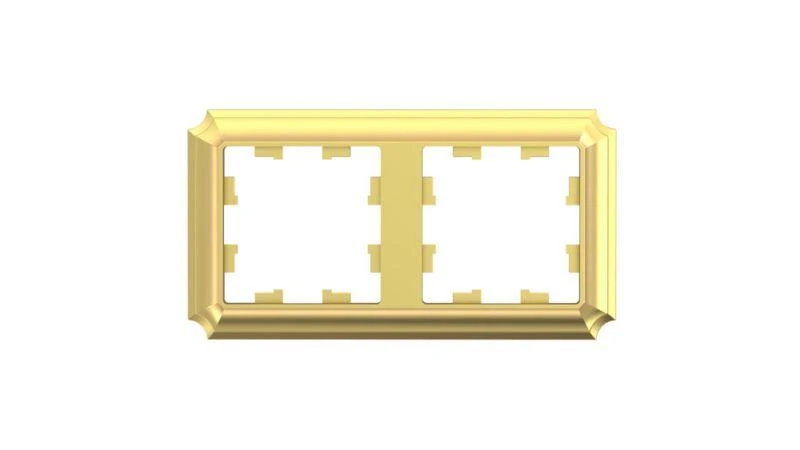 ATN101602 Systeme Electric | Рамка 2-пост. AtlasDesign Antique универс. зол. SE 