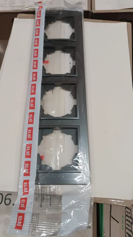 500-011100-228 ABB | Рамка 4-м Zena дым.  