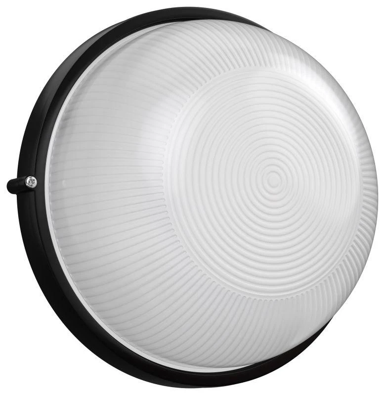 IEK  | Светильник НПП 1101 100Вт E27 IP54 черн. круг  LNPP0-1101-1-100-K02