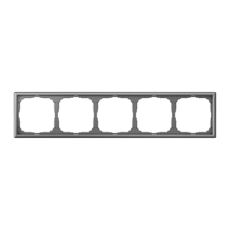 GAL000905 Systeme Electric | Рамка 5-м ArtGallery универс. сталь SE 