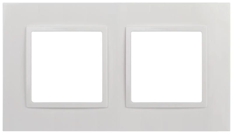 Б0060576 Эра | Рамка 2-м Elegance 14-5012-01 Classic бел.  