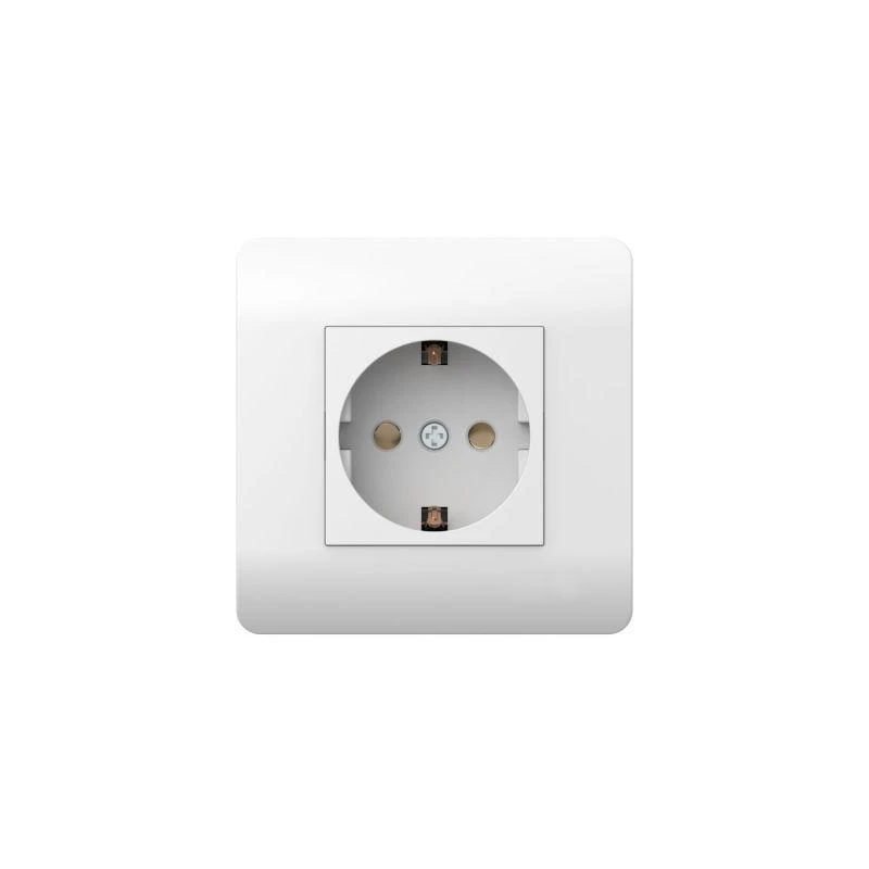 431534 CHINT | Розетка NEW3-E 16А с заземл. защ. шторки бел.  