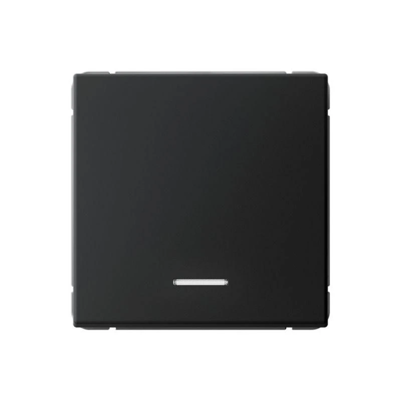 GAL001013 Systeme Electric | Выключатель 1-кл. ArtGallery (сх. 1а) 10AX с подсветкой механизм карбон SE 