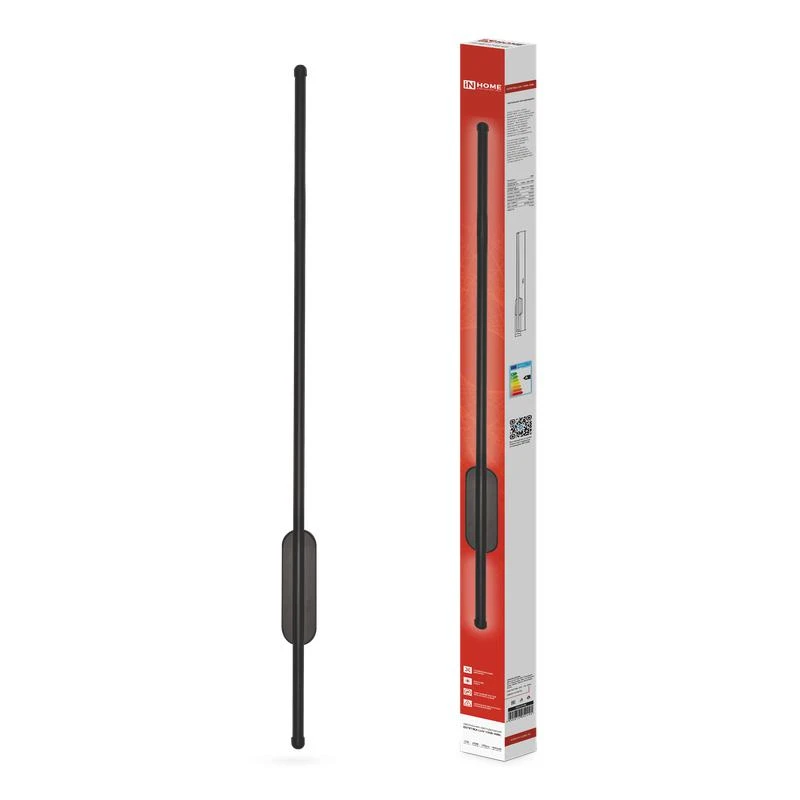 4690612054445 IN HOME | Светильник светодиодный ESTETIKA LUV-100B-40BL 20Вт 4000К 1400лм 230В 1000х50х25 черн.  