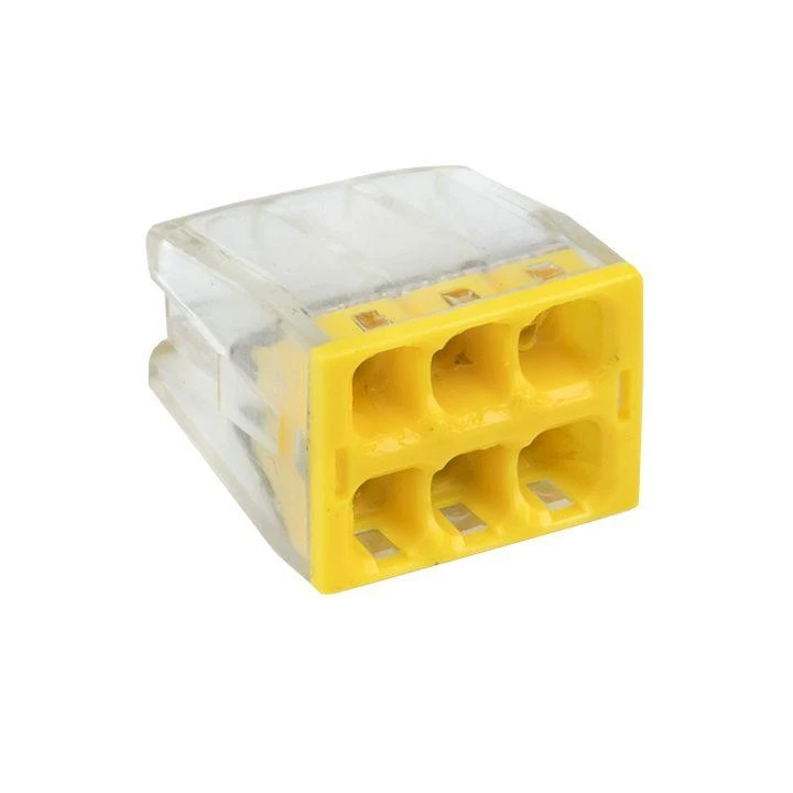 plc-smk-2273-246 EKF | Клемма строительно-монтажная СМК 2273-246 6-проводная 0.5-2.5кв.мм с пастой (уп.50шт) PROxima  