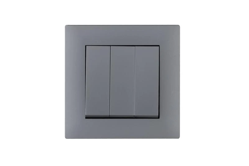 88065091 Makel | Выключатель 3-клав. 1 вход 3 выхода Karea RIZZ STAR сер.  