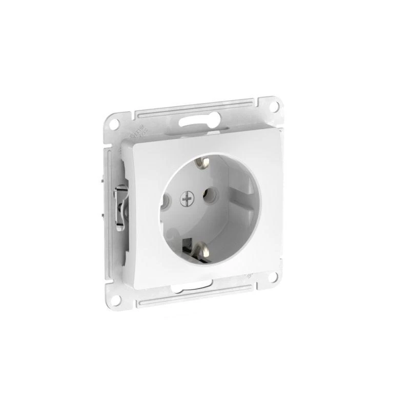 GSL000143S Systeme Electric | Розетка Glossa 16А с заземл. быстрозажим. клем. механизм бел. SE 