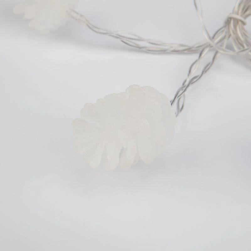 303-069 Neon-Night | Гирлянда светодиодная "Шишки" 5м 30LED тепл. бел. 1.8Вт IP20 с контроллером 8 режимов провод ПВХ прозр.  