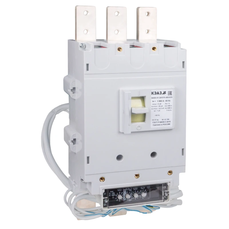 290763 КЭАЗ | Выключатель автоматический 250А ВА55-41-331810 УХЛ3 690В AC НР=230В AC/220В DC  