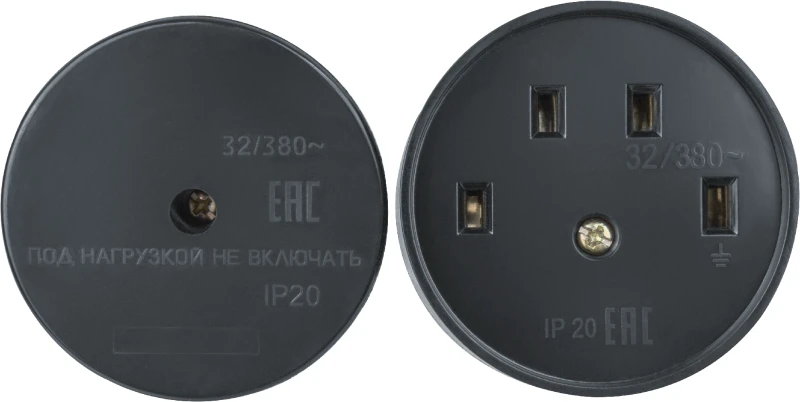 14349 NAVIGATOR | Розетка 14 349 NCA-C04-32A-380-BL IP20 черн. Navigator 