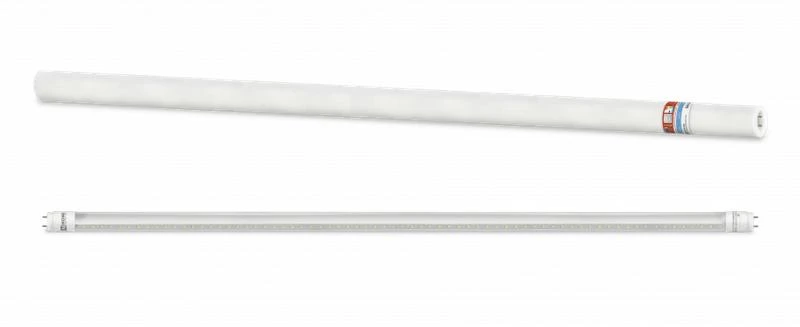 4690612031002 IN HOME | Лампа светодиодная LED-T8-П-PRO 20Вт трубчатая с двухсторонним цоколем прозрачная 6500К холод. бел. G13 2000лм 230В 1200мм неповоротн.  