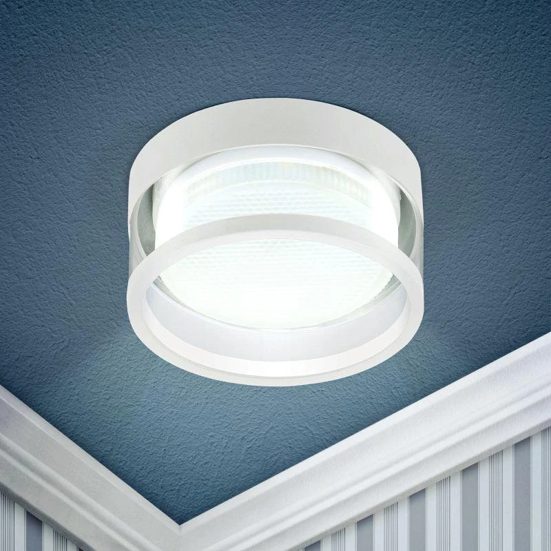 Б0049011 Эра | Светильник KL82 WH GX53 алюм. бел.  