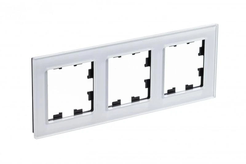 ATN320103 Systeme Electric | Рамка 3-м AtlasDesign Nature стекло бел. SE 