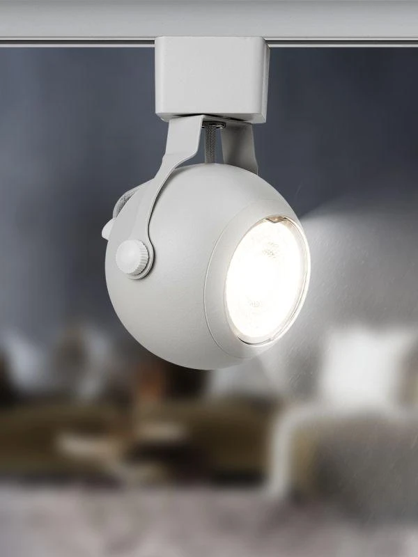 Б0053295 Эра | Светильник трековый TR35-GU10 80х130 8647 MR16 GU10 1ф WH бел.  