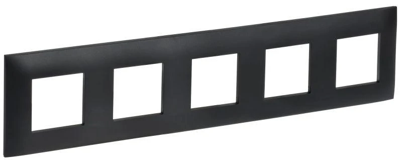 IEK  | Рамка 5-м SKANDY SK-F05Bl черн.  SK-M52-K02