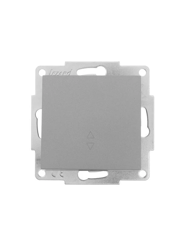 742-3588-105 LEZARD | Переключатель проходной 1-кл. СП Vesna механизм платина  