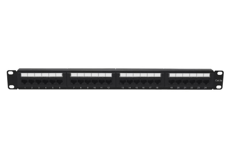 Патч-панель 19 1U кат.5E неэкранир. 24 порта RJ45 Dual IDC TOKOV ELECTRIC TKE-PP-5E-1U-24P-UTP