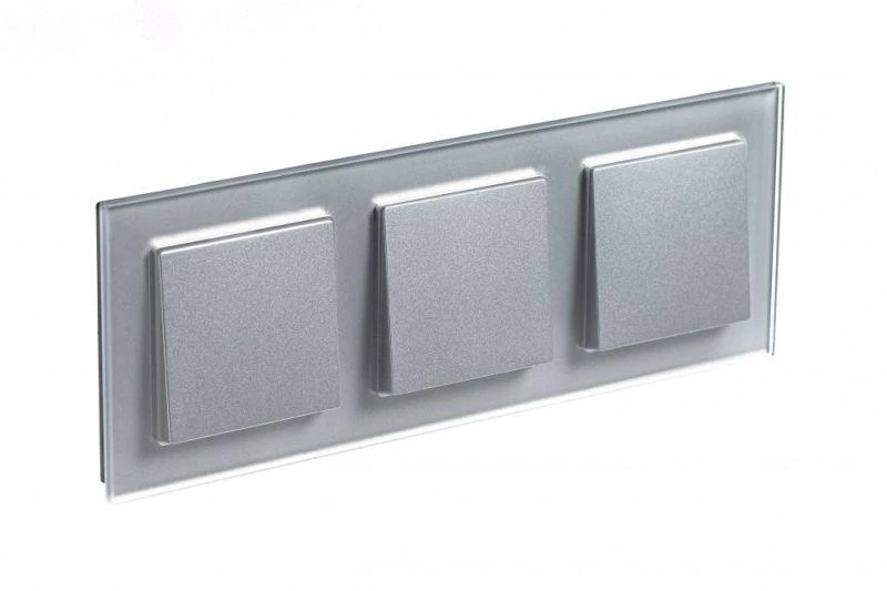 ATN320303 Systeme Electric | Рамка 3-м AtlasDesign Nature стекло алюм. SE 