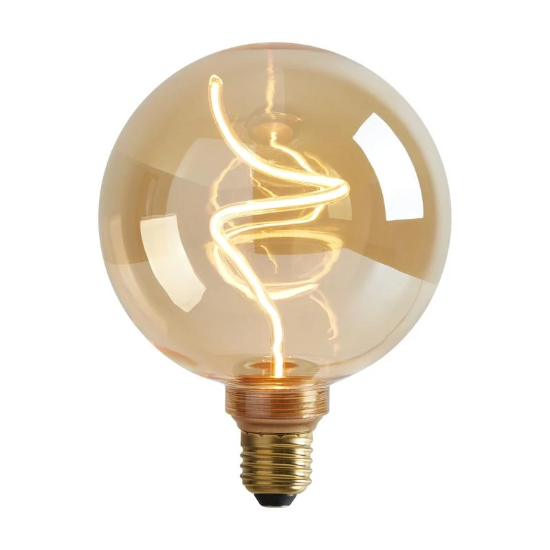 8558 Voltega | Лампа светодиодная филаментная Loft 271 G125 5Вт 1800К E27 DIM  