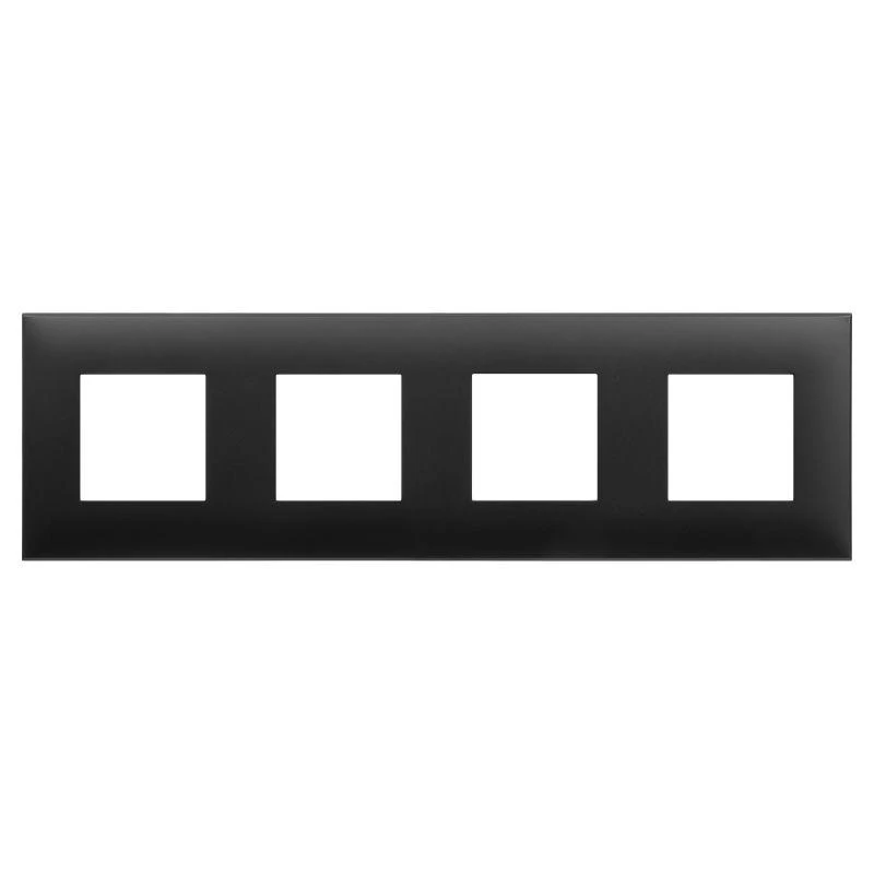 4412908 DKC | Рамка 4-м 8мод. Avanti "Черный матовый"  