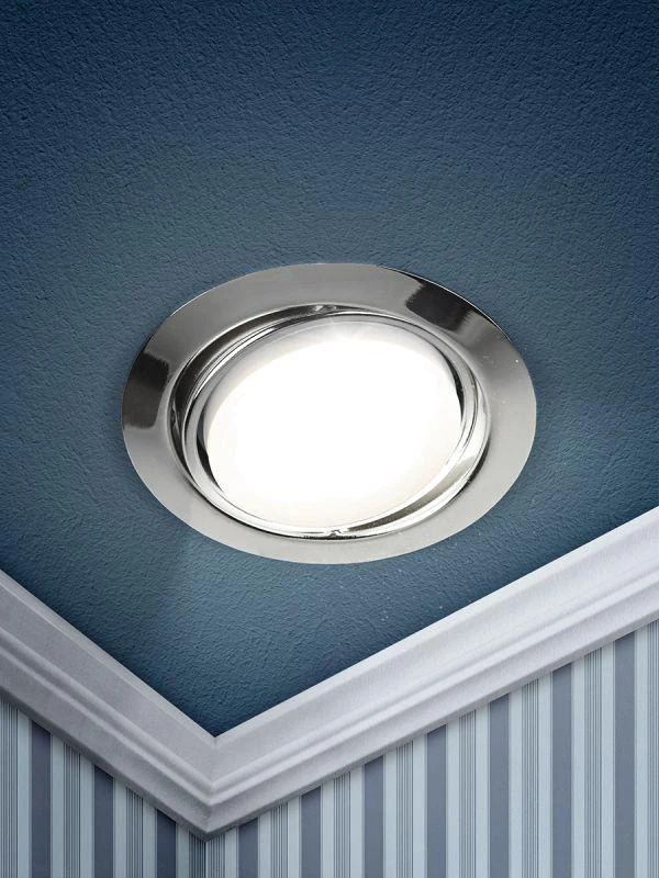 Б0049556 Эра | Светильник под GX53 13Вт 220В поворотный хром KL35 A CH /1 ЭРА 