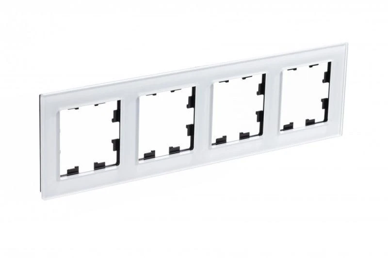 ATN320104 Systeme Electric | Рамка 4-м AtlasDesign Nature стекло бел. SE 