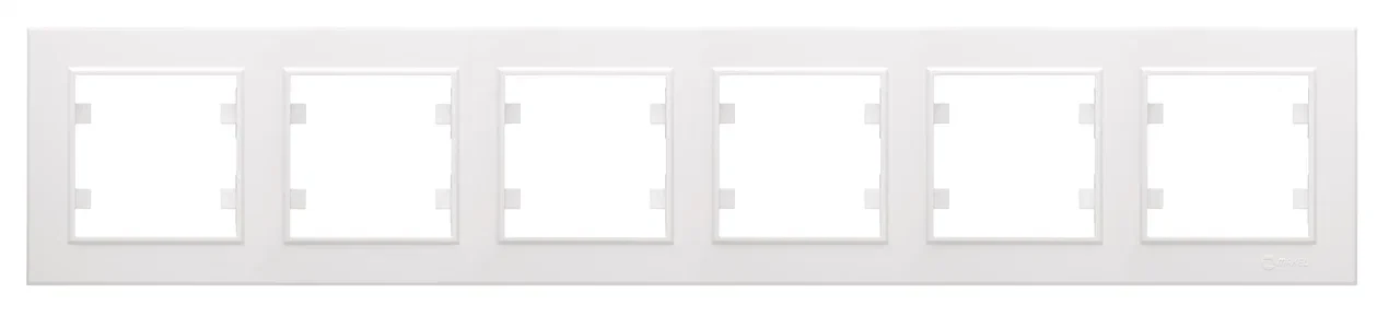 56001706 Makel | Рамка 6-м Karea горизонт. бел.  