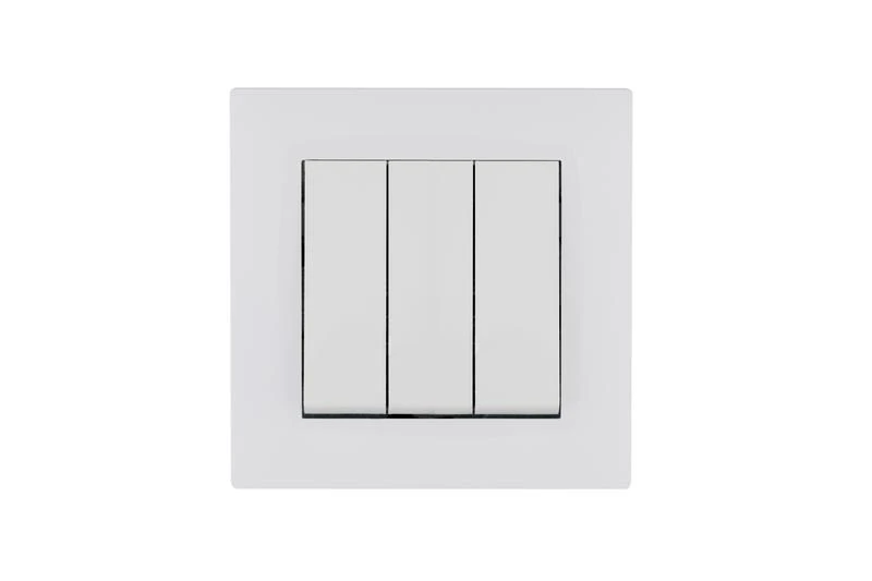 88001091 Makel | Выключатель 3-клав. 1 вход 3 выхода Karea RIZZ бел.  