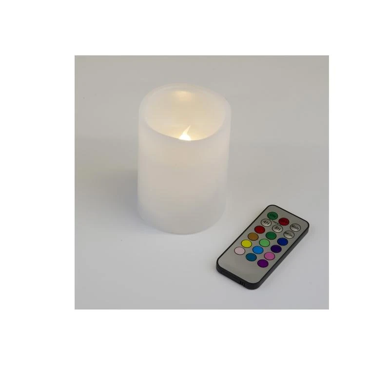 UL-00007258 Uniel | Фигура LED "Свеча" ULD-F052 RGB RC CANDLE на батарейках 2АА (не в/к). 7.5х10 см 1 светодиод. RGB свет пульт ДУ (в/к).  