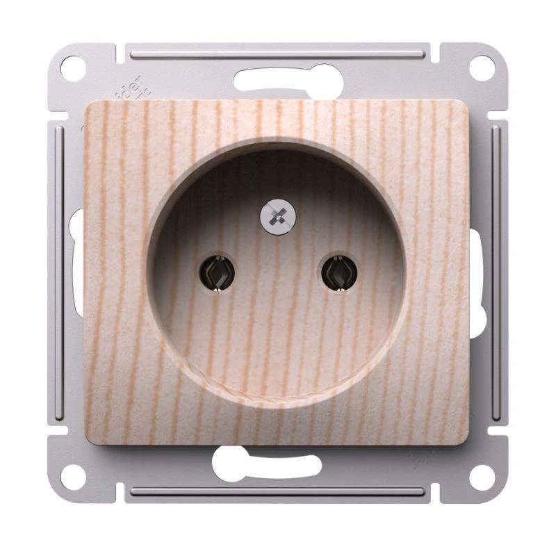 GSL001541 Systeme Electric | Розетка Glossa 16А без заземл. механизм сосна SE 