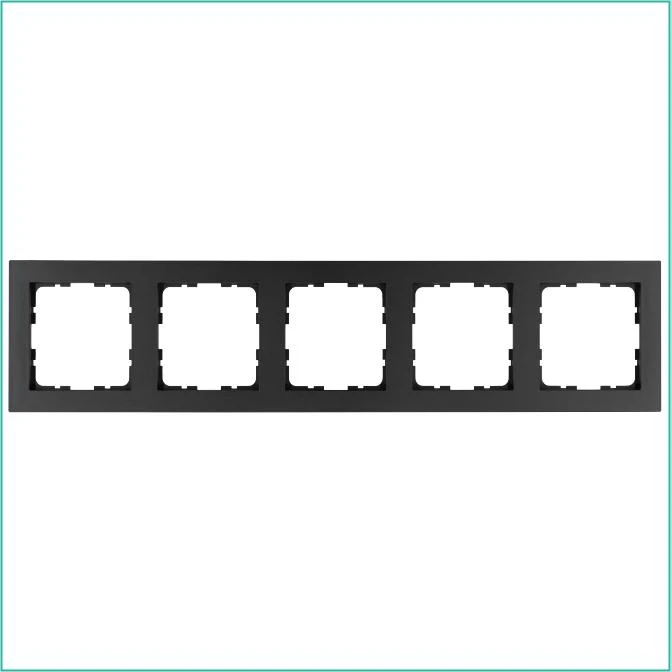 G1005B Jasmart | Рамка 5-м G-Classic антрацит  