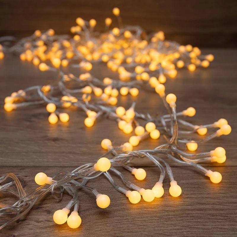 303-601 Neon-Night | Гирлянда светодиодная "Мишура LED" 3м 288LED желт. 18Вт 220-240В IP20 провод ПВХ прозр.  