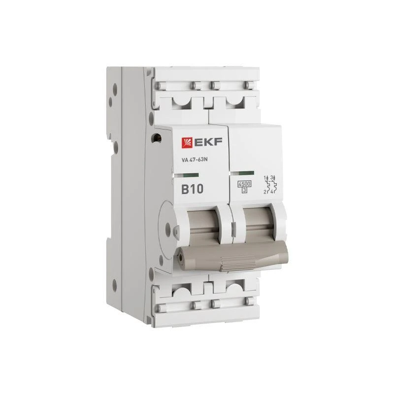 M634210B EKF | Выключатель автоматический 2п B 10А 4.5кА ВА 47-63N PROxima  