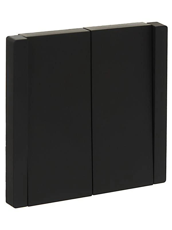 IEK  | Выключатель 2-кл. СП FORTE&PIANO 10А FP105 черн.  FP-V20-0-10-1-K02