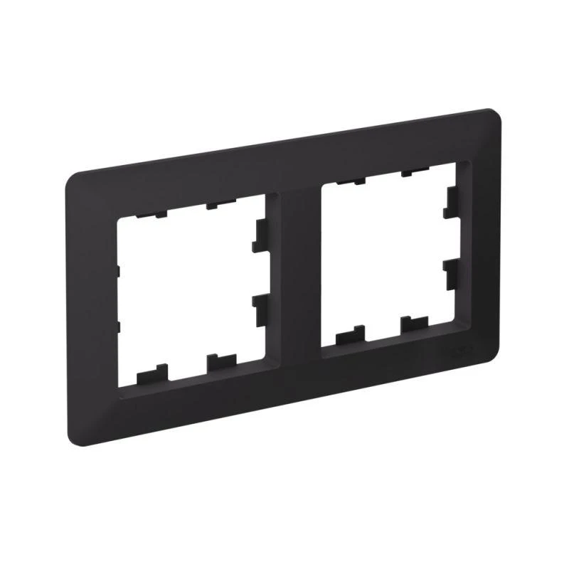 ATN221002 Systeme Electric | Рамка 2-м AtlasDesign Air карбон/дым. черн. SE 