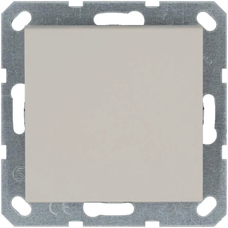 Переключатель проходной 1-кл. 10А IP20 механизм тауп Jasmart G3012T