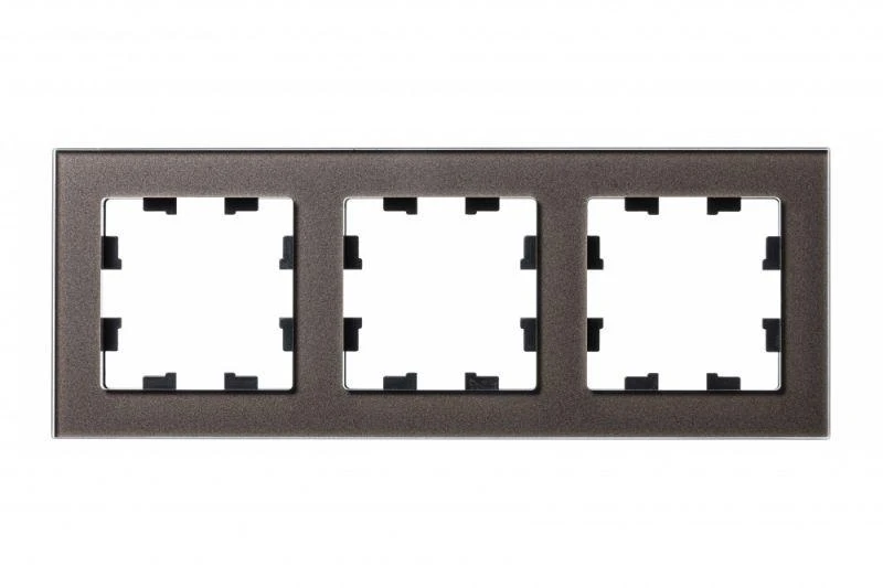 ATN320603 Systeme Electric | Рамка 3-м AtlasDesign Nature стекло мокко SE 