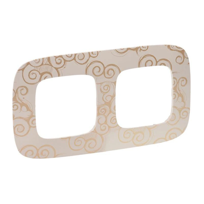 754352 Legrand | Рамка 2-м Valena Allure универсальная нарцисс золото Leg 