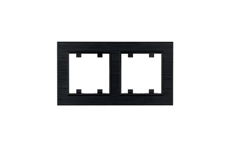 86054702 Makel | Рамка 2-м Karea LINE STAR чер.  