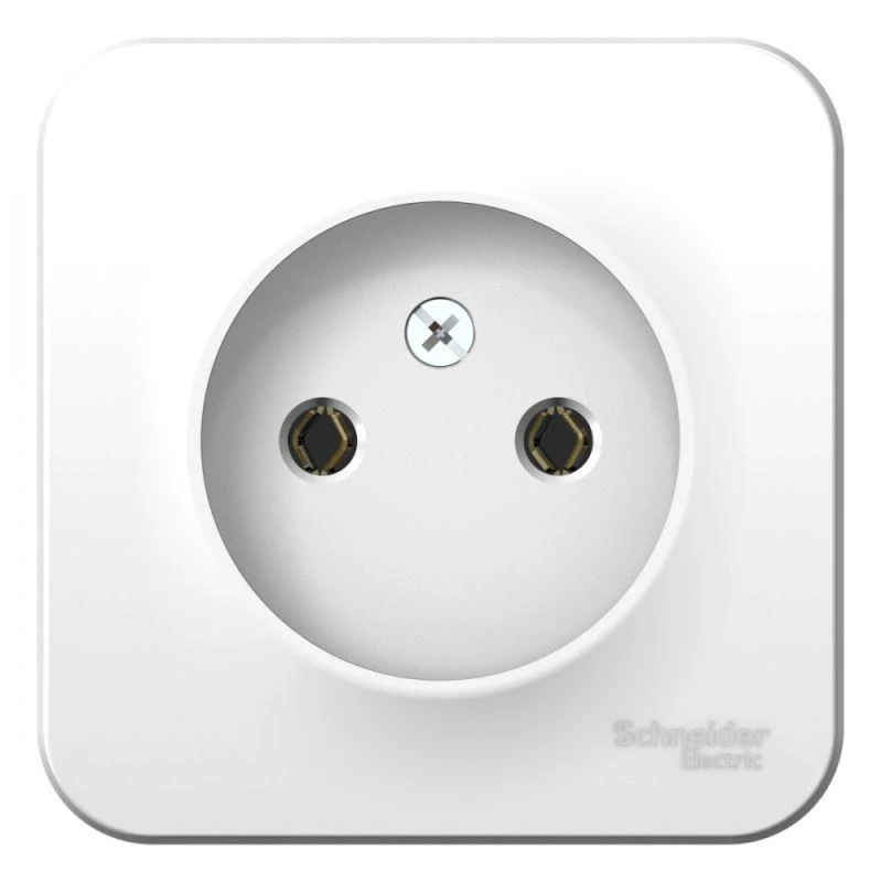 BLNRA000101 Systeme Electric | Розетка 1-м ОП Blanca 16А IP20 250В без заземл. без защ. шторок бел. SE 
