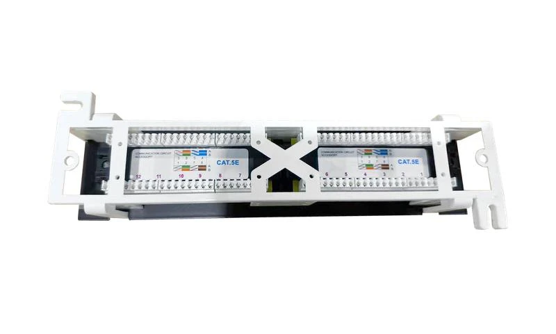 TKE-WMPP-5E-1U-12P-UTP TOKOV ELECTRIC | Патч-панель настенная 12 портов RJ45 UTP кат.5E   TKE-WMPP-5E-1U-12P-UTP изображение