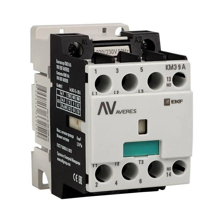 ctr-s-9-01-400-av EKF | Контактор КМЭ 9А 1NC 400В АС AVERES  