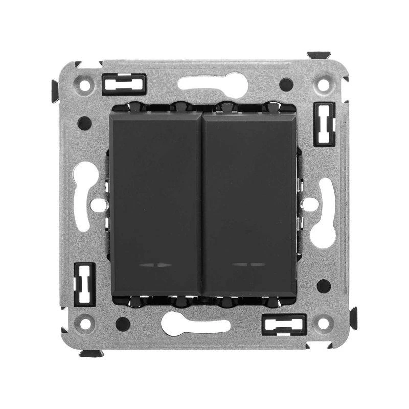 4412124 DKC | Инвертор 2-кл. СП Avanti "Черный матовый"  