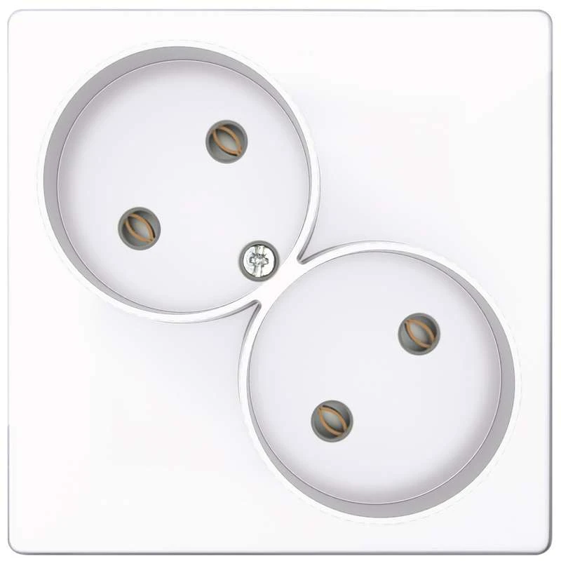 2450457-030 Simon | Розетка 2-м СП  24 16А IP20 2х2P без защ. шторок механизм бел.  